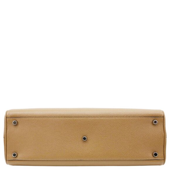 Gucci Zumi Medium Leather Top Handle Shoulder Bag Brown 564714 - Picture 9 of 12